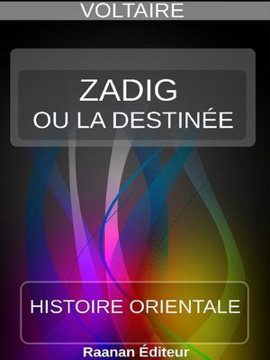 cover image of Zadig ou la Destinée